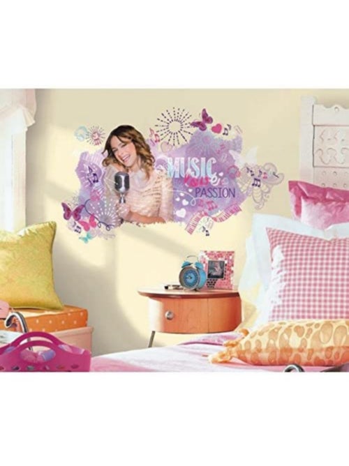 Sticker Géant Music Love Passion Violetta Disney - Kiabi