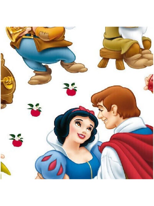 Sticker géant Princesse Blanche Neige et Prince Charmant Disney - Kiabi