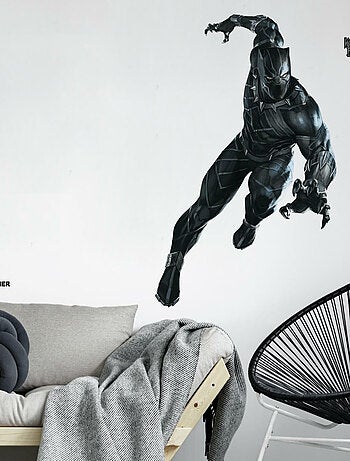 Sticker géant repositionnable Black Panther MARVEL Disney- 121,2 cm x 77,7 cm