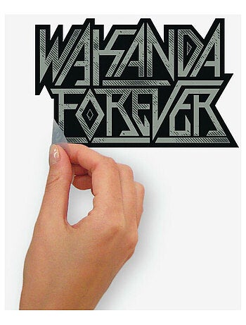 Sticker géant repositionnable Black Panther MARVEL Disney- 121,2 cm x 77,7 cm