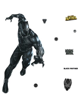 Sticker géant repositionnable Black Panther MARVEL Disney- 121,2 cm x 77,7 cm