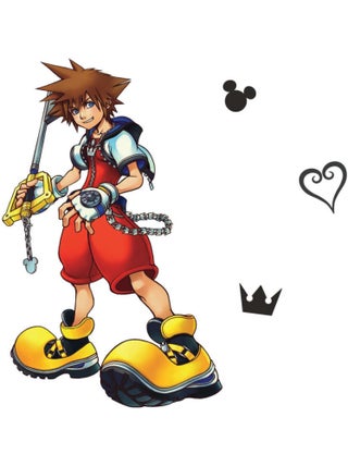 Sticker géant repositionnable Kingdom Hearts Sora DISNEY - 43x92cm