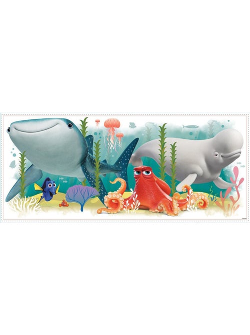 Sticker géant repositionnable Le Monde de Dory et ses amis de Disney 45,7CM X 101,7CM - Kiabi