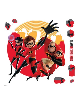 Sticker géant repositionnable Les Indestructibles 2 DISNEY - 43x92 cm