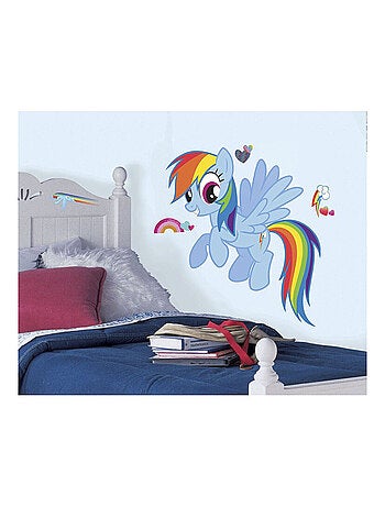 Sticker géant repositionnable Mon Petit Poney Arc-en-ciel 45,7CM X 101,6CM