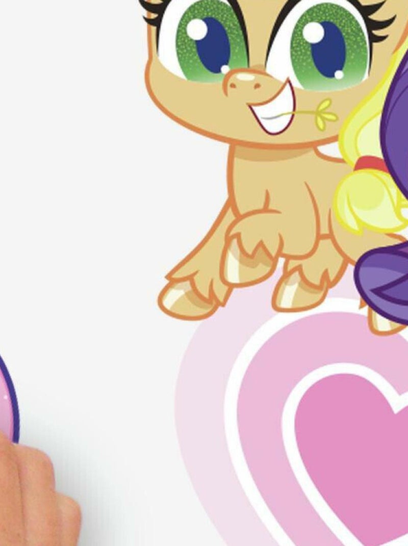 Sticker géant repositionnable My Little Pony Let's get magical - 43x92 cm Multicolore - Kiabi