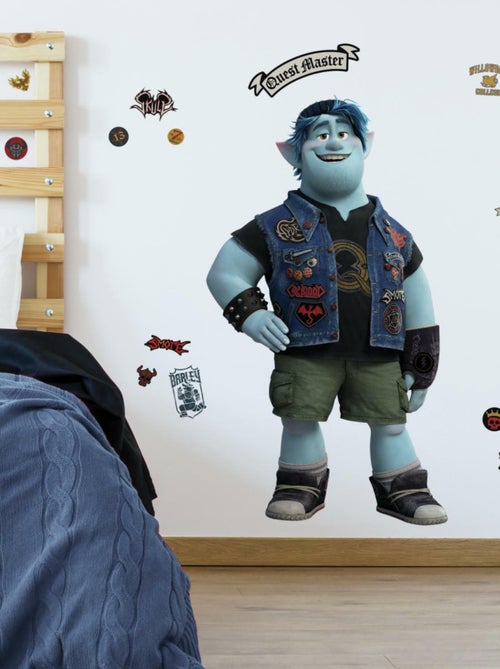 Sticker géant repositionnable Onward Barley En Avant PIXAR - 43x92 cm - Kiabi