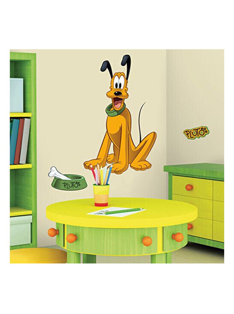 Sticker Géant repositionnable Pluto Disney 47,5CM X 101,6 CM Multicolore - Kiabi