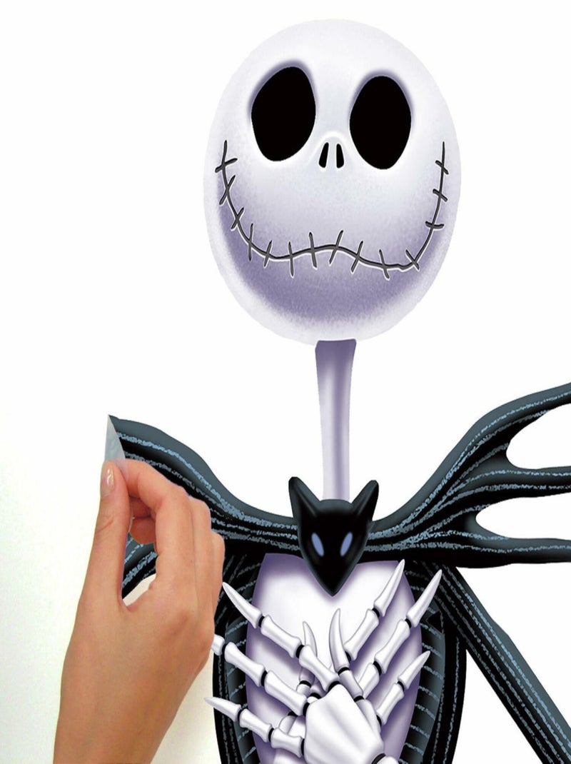 Sticker géant repositionnable The Nightmare before Christmas (L'étrange Noël de Mr Jack) DISNEY - 43 Multicolore - Kiabi