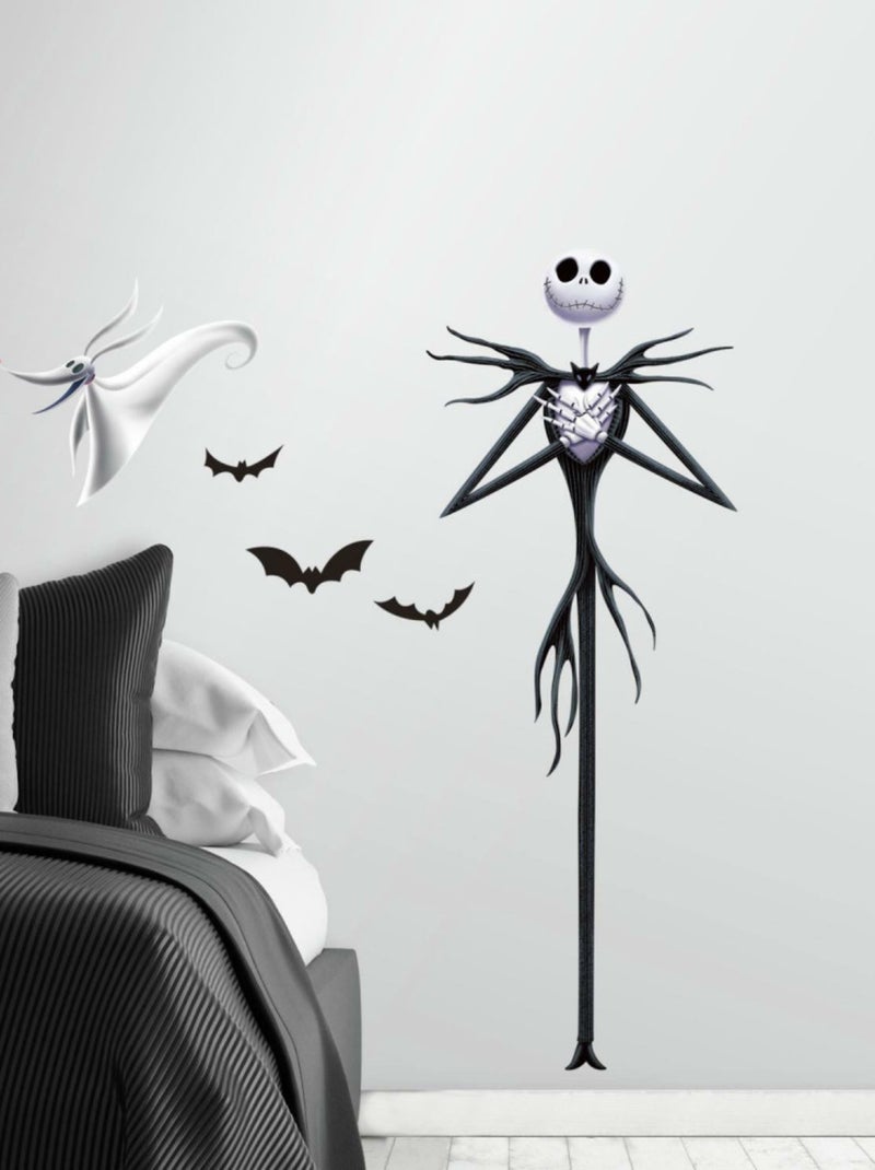 Sticker géant repositionnable The Nightmare before Christmas (L'étrange Noël de Mr Jack) DISNEY - 43 Multicolore - Kiabi