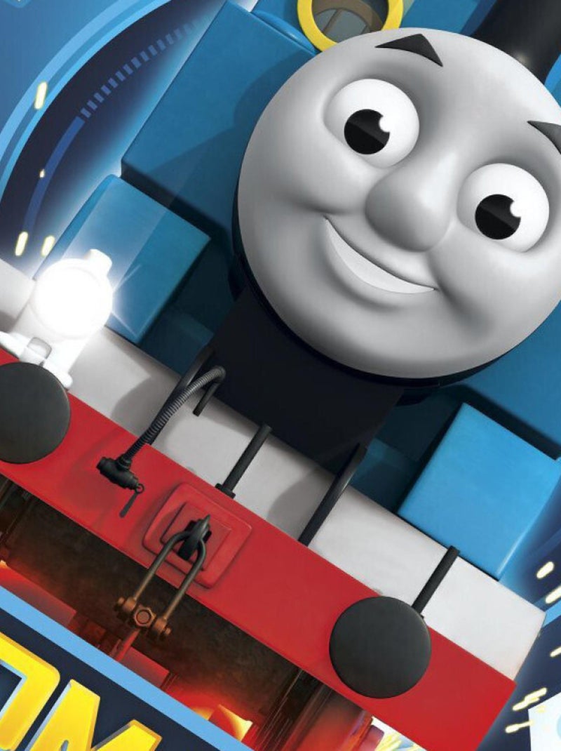 Sticker géant repositionnable Thomas et ses amis portrait de Thomas 45,7CM X 50,8CM Multicolore - Kiabi