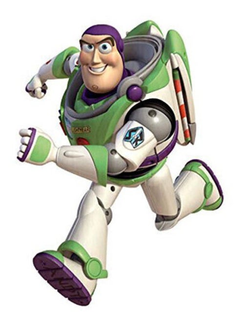 Sticker géant repositionnable Toys Story avec Buzz l'éclair de Disney - Kiabi