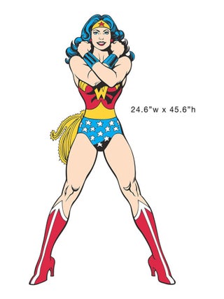 Sticker géant repositionnable Wonder Woman DC Comics 45,7CM X 101,6CM