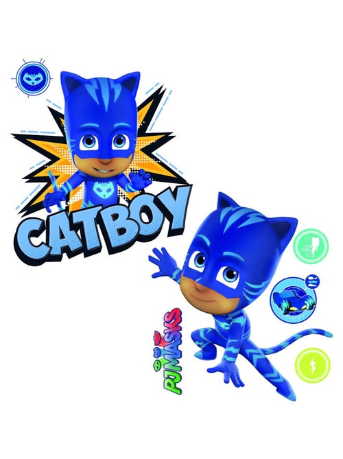 Sticker géant Sacha Yoyo Pyjamasques - Kiabi