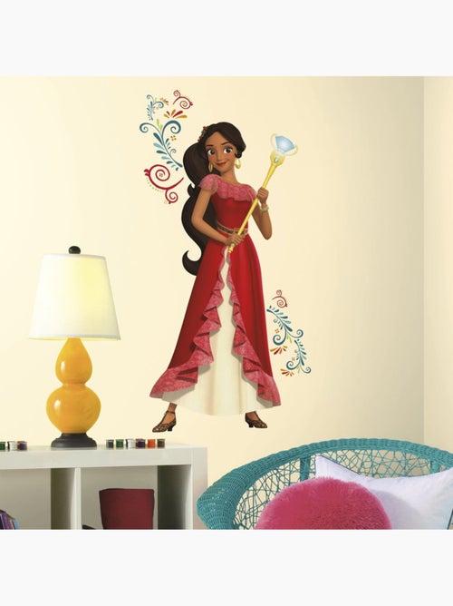 Sticker géant Sceptre Elena d'Avalor Disney 46X100 cm - Kiabi