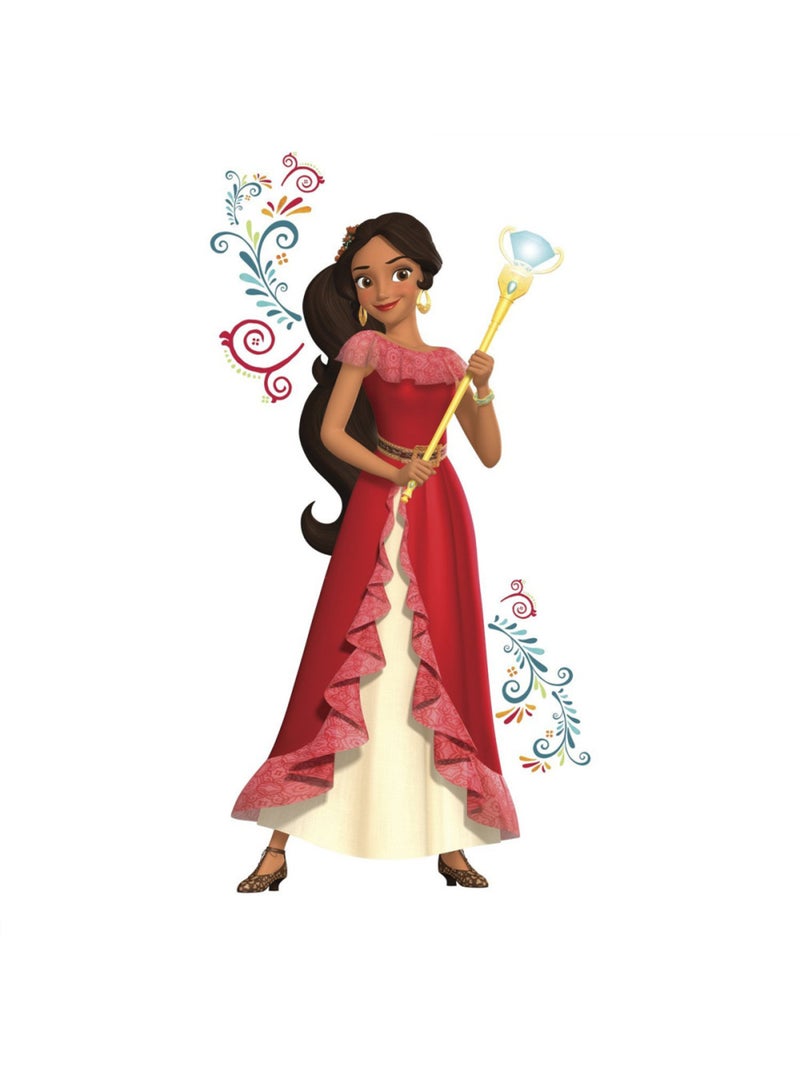 Sticker géant Sceptre Elena d'Avalor Disney 46X100 cm Multicolore - Kiabi