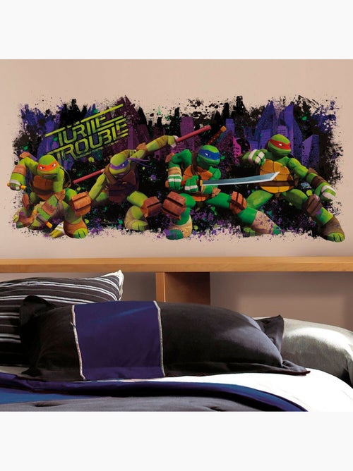 Sticker géant Street Tortues Ninja Nickelodeon - Kiabi