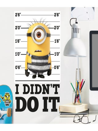 Sticker géant Stuart prisonnier Les Minions