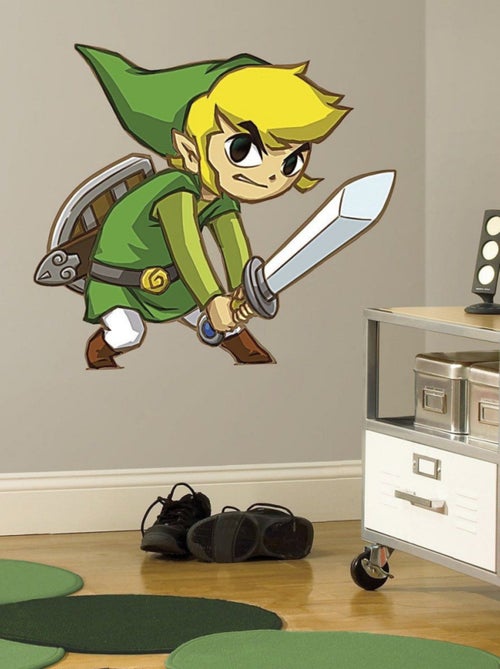 Sticker géant Zelda Spirit Tracks 67x75 cm - Kiabi