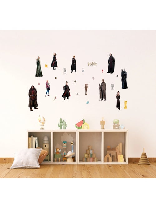 Sticker Harry Potter - tous les personnages d'Harry Potter - 1 planche 65 x 85 cm - Kiabi