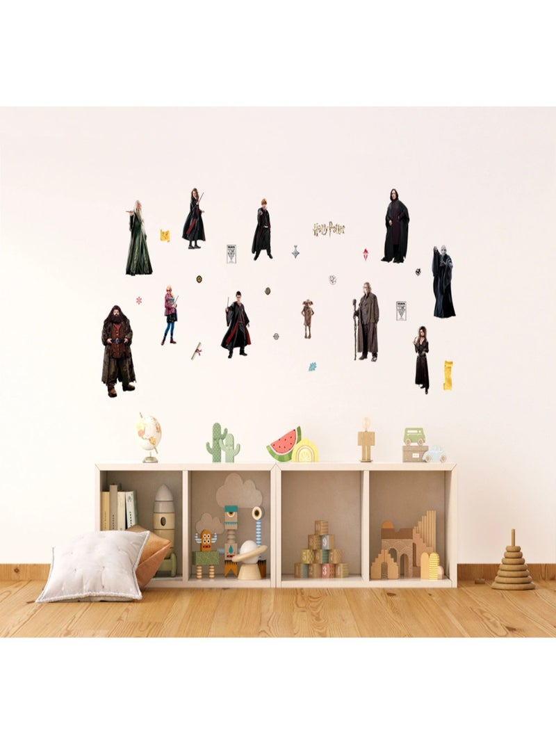 Sticker Harry Potter - tous les personnages d'Harry Potter - 1 planche 65 x 85 cm Multicolore - Kiabi