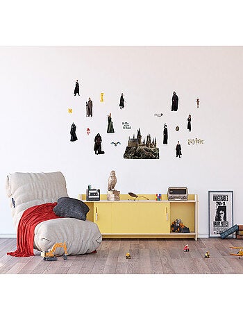 Sticker Harry Potter - tous les personnages et École de Poudlard - 1 planche 42,5 x 65 cm