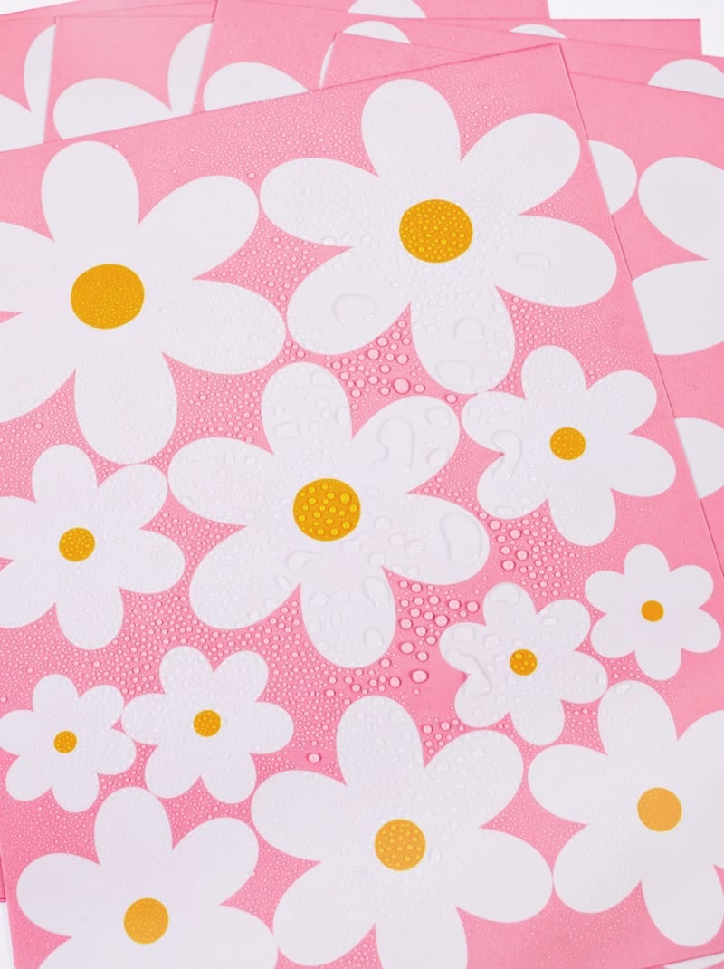 Sticker marguerites 72 pièces Blanc Multicolore - Kiabi