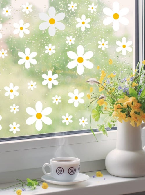 Sticker marguerites 72 pièces - Kiabi