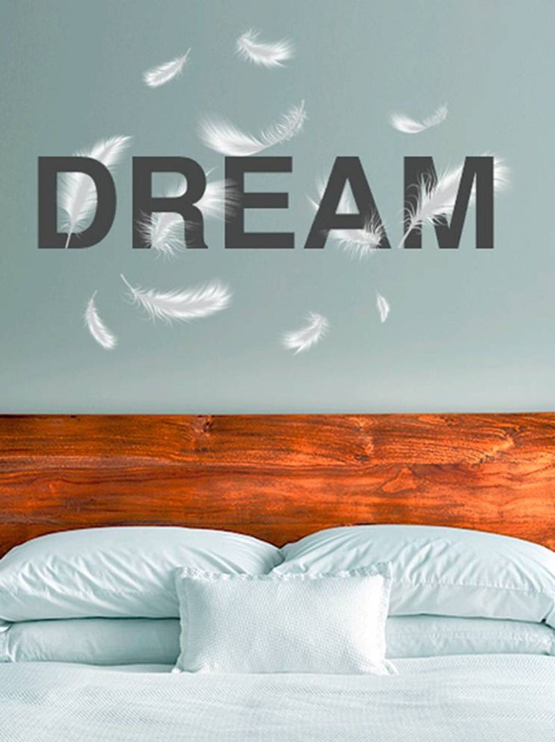 Sticker moderne Dream - 70 x 20 cm Blanc - Kiabi