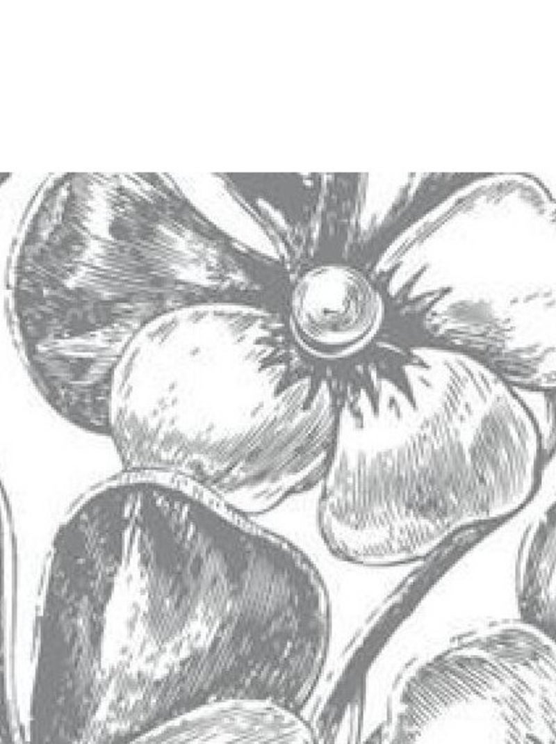 Sticker mural - Bouquet Argenté - 65 x 85 cm Multicolore - Kiabi