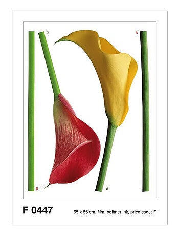 Sticker mural - Fleurs - 65 x 85 cm