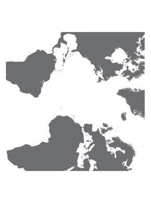 Sticker mural - Map Monde - 65 x 85 cm - Kiabi
