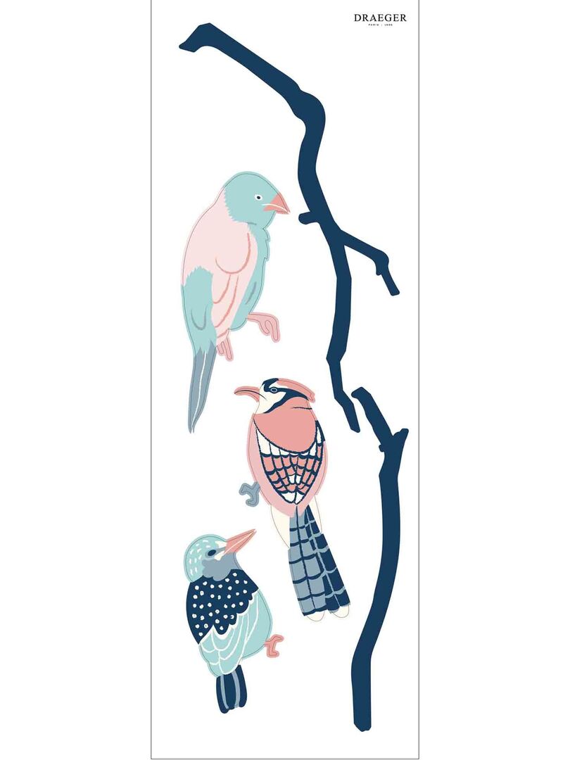 Sticker mural - Oiseaux Et branches N/A - Kiabi
