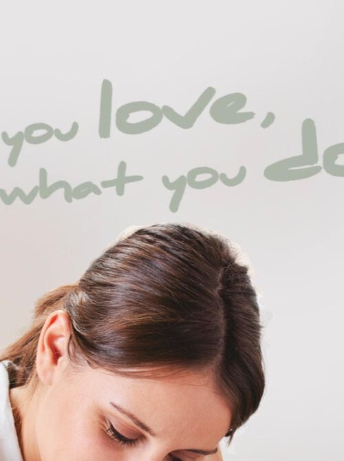 Sticker mural avec texte Do what you love, - 14 x 70 cm - Kiabi