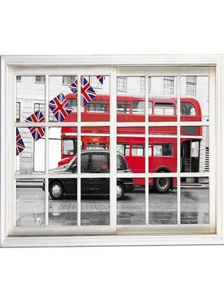Sticker Mural Bus Anglais