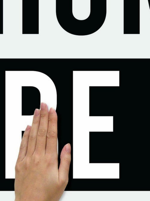 Sticker Mural Citation -Human. Kind. Be Both - Humain. Gentil. Soyez les deux - Kiabi