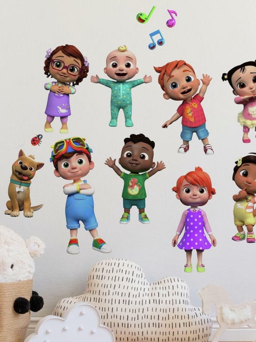 Sticker mural Cocomelon Personnages Principaux - Kiabi