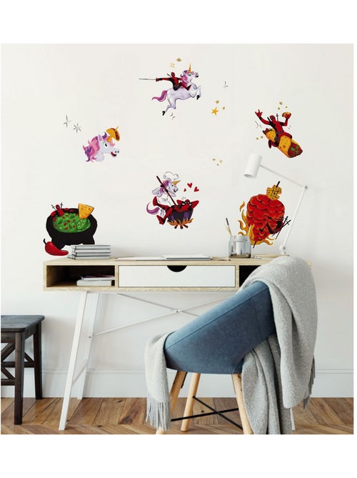 Sticker mural Deadpool Marvel Food 50 x 70 cm - Kiabi