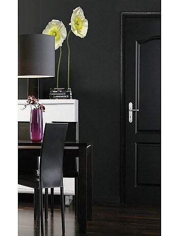 Sticker mural deux grandes fleurs de pavot blanc - 50x70 cm