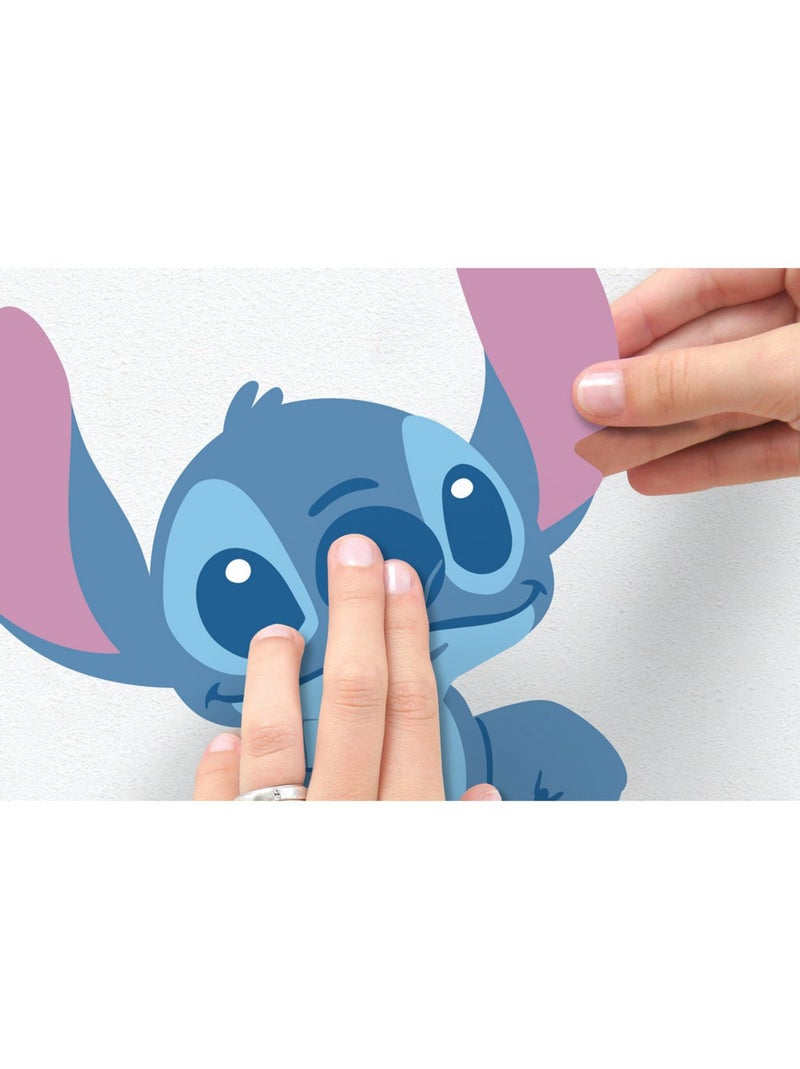 Sticker mural Disney Stitch et Angel Aloha - 70x50 cm Multicolore - Kiabi