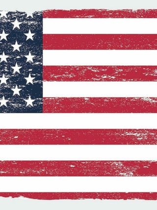 Sticker mural drapeau américain de détresse