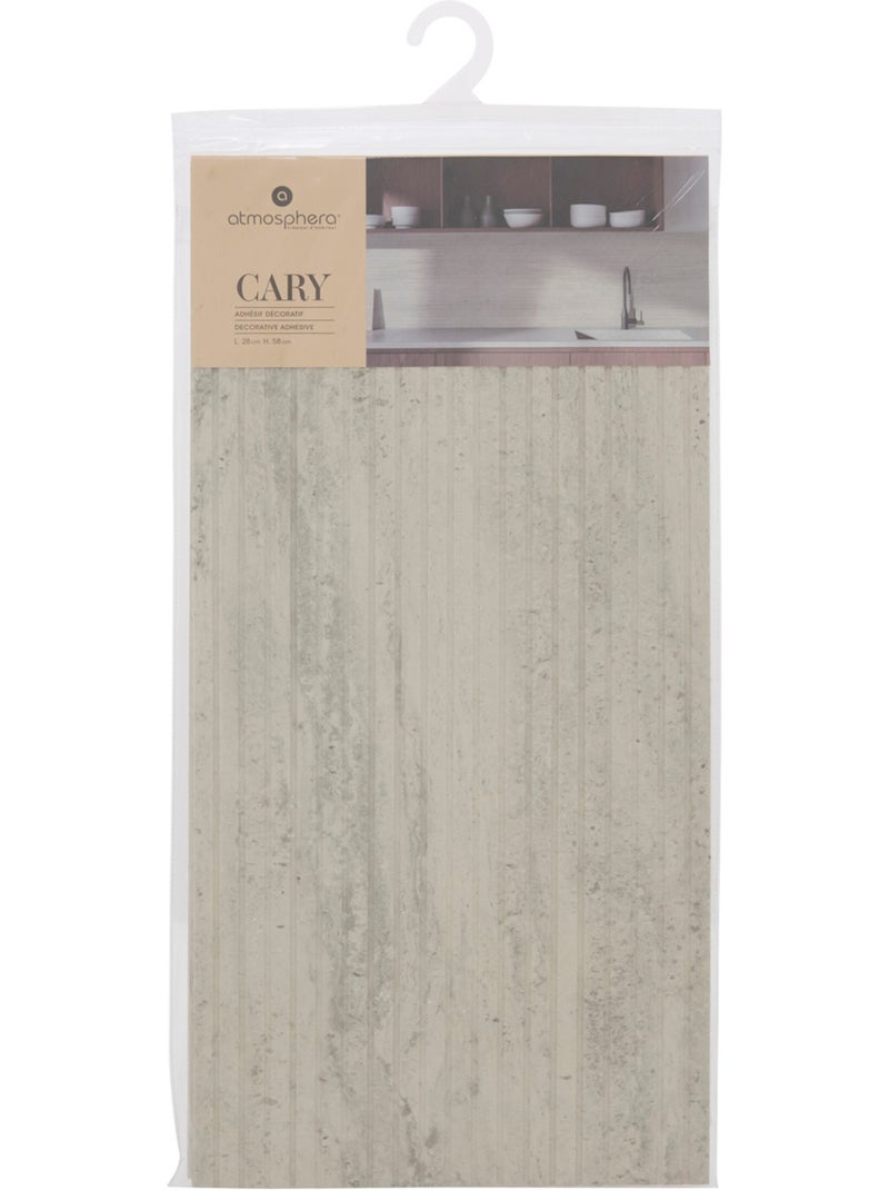 Sticker mural effet marbre CARY Gris - Kiabi