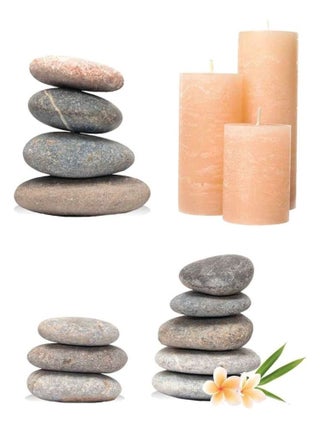 Sticker mural galets zen