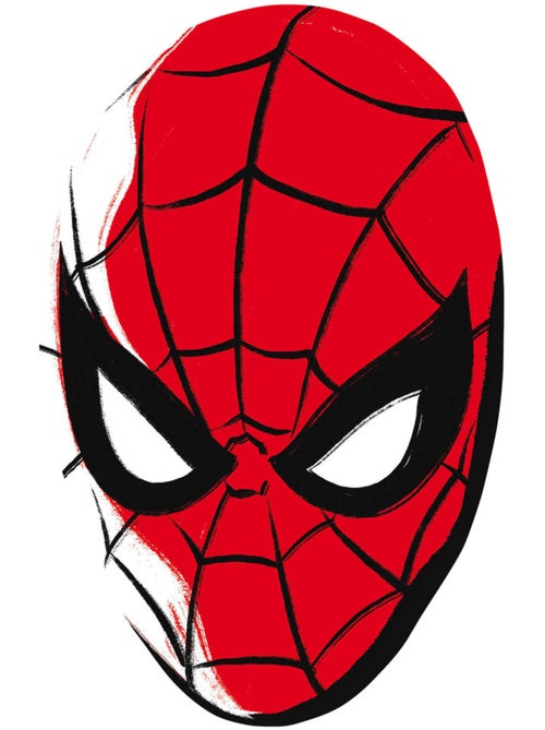 Sticker Mural Géant - la tête de spider - man - 125 x 125 cm - Kiabi