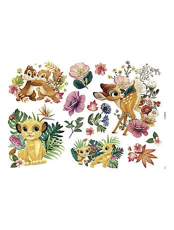 Sticker mural géant -Be in Nature- Simba, Timon et Pumba Le Roi Lion Disney