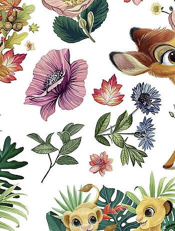 Sticker mural géant -Be in Nature- Simba, Timon et Pumba Le Roi Lion Disney