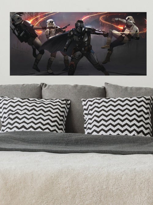 Sticker Mural Géant -Le Graphix Mural- Star Wars Mandalorian - Kiabi