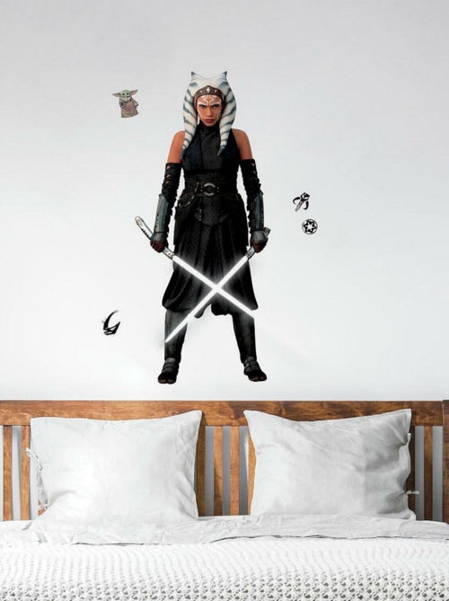 Sticker Mural Géant Ahsoka The Mandalorian Star Wars - Kiabi