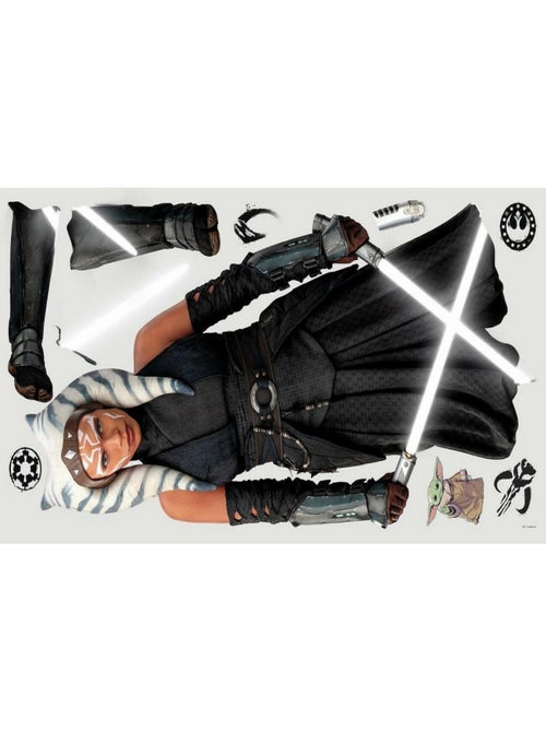 Sticker Mural Géant Ahsoka The Mandalorian Star Wars - Kiabi