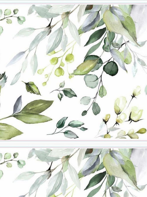 Sticker mural géant Aquarelle Nature - Kiabi